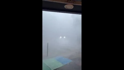France: Violent Storms Batter Paris Region, Leaving Damage 2 Stock Footage 343849364