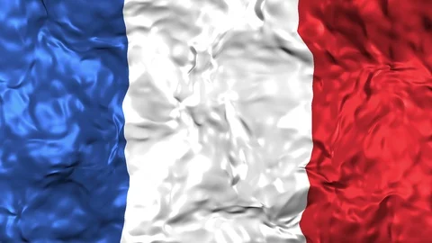 France waving flag Stock Footage 89922053