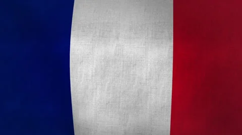 France Waving Flag (Loop-able) Stock Footage 33830265