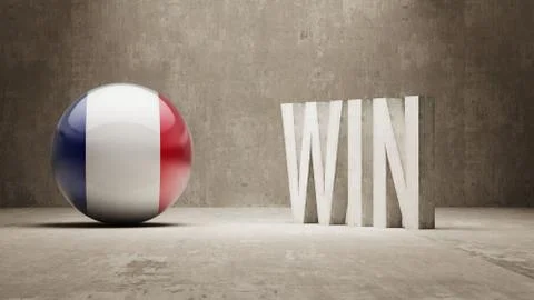 France. Win Concept. Stock Illustration