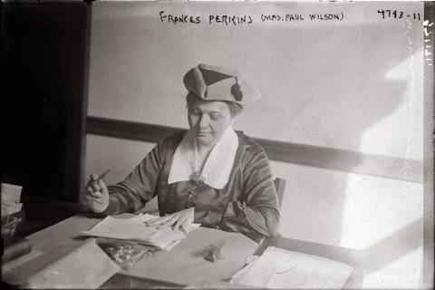 Frances Perkins Foto stock