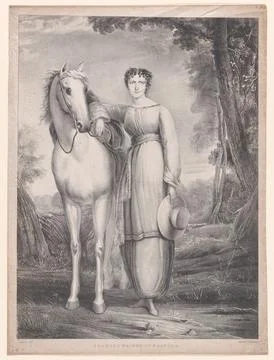 Frances Wright of Nashoba ca. 1830 Charles Joseph Hullmandel In 1826, Franc.. Stock Illustration