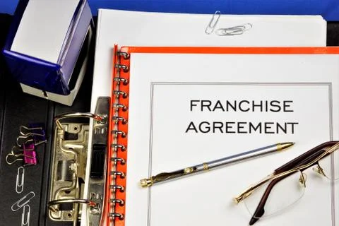 Franchise agreement. Stock Photos