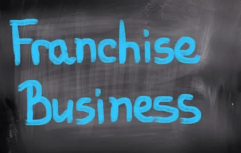 Franchise Business Concept Illustrazione stock