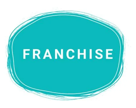 Franchise, Speech Bubble Banner, Element Design Template, App Icon, Vector Stock Illustration