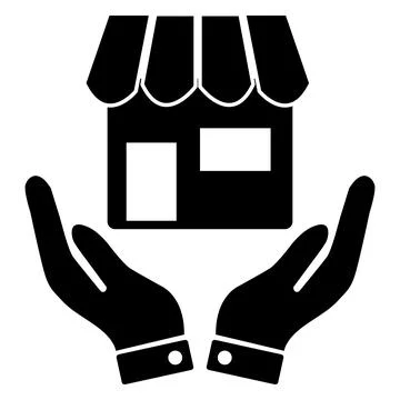 Franchise support icon. Franchise support business network sign. Illustrazione stock