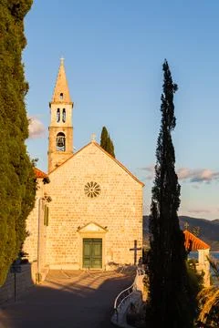 Franciscan monastery in Orebic Stock Photos