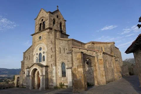 Francisco Javier GIL Church of Frias, Burgos, Castilla y Leon, Spain Copyr... Stock Photos