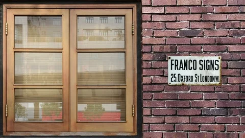 Franco Signs Stock Footage 116412392