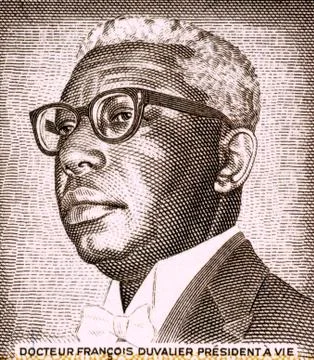 Francois Duvalier Stock Illustration