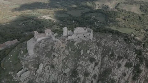 The Frangipane Fortress in Tolfa Stock Footage 221262011