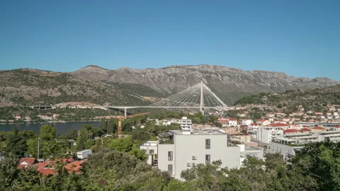 Franjo Tuđman Bridge Stock-Footage 162882274