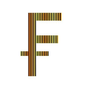 Frank icon on white. Stock Illustration