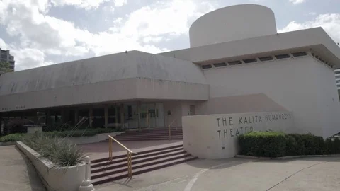 Frank Lloyd Wright designed Kalita Humphreys Theater in Dallas Stock Footage 82284954