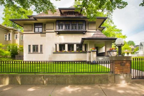 Frank lloyd wright home Stock Photos