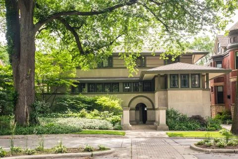 Frank lloyd wright home Stock Photos