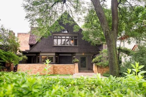 Frank lloyd wright home Stock Photos
