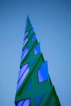 Frank Lloyd Wright Spire 库存照片