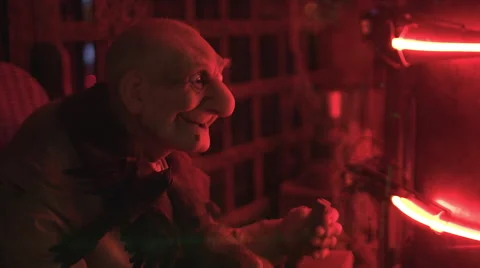 Frankenstein Animatronics Man. Stock Footage 57776945