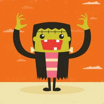 Frankenstein Stock Illustration