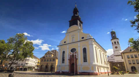 Frankenthal - Kirchplatz (timelapse) Stock-Footage 36373932