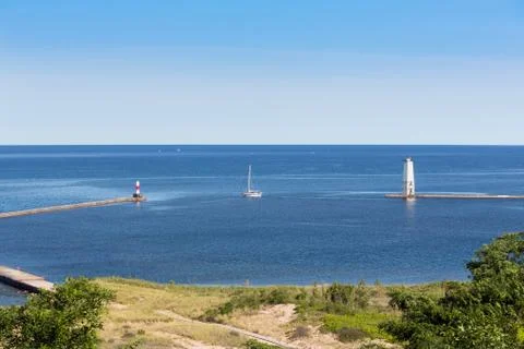 Frankfort Beacons Stock Photos