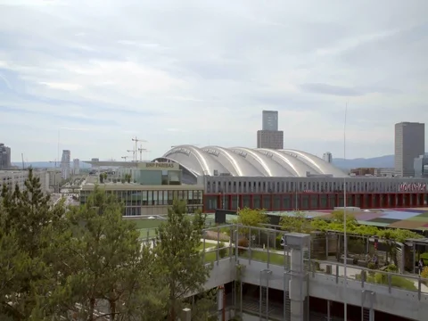 Frankfurt am main, June 2017 in good weather Stock Footage 76790516