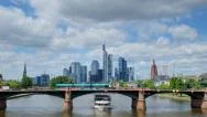 Frankfurt Am Main - Skyline - Hyperlapse - 4K Uhd Stock Footage