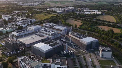 Frankfurt data centers, cloud services,big data, AI infrastructure. Computing Stock Footage 320597268