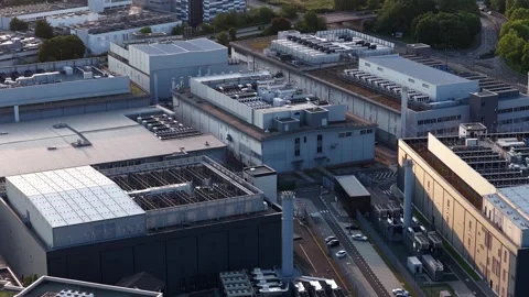 Frankfurt data centers, cloud services,big data, AI infrastructure. Computing Stock Footage 320597572