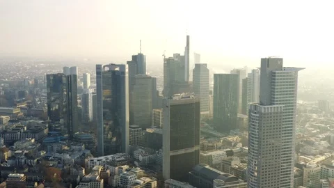 Frankfurt at dawn Stock Footage 105579877