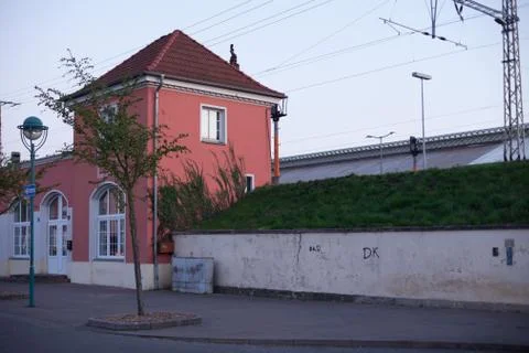 Frankfurt (Oder) Station Foto stock