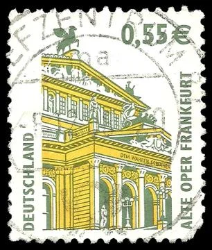 Frankfurt Old Opera Stock Illustration