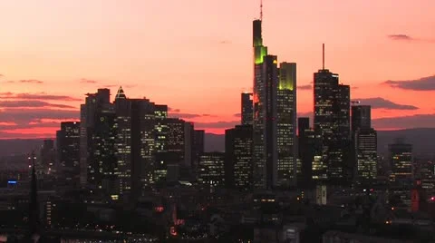 Frankfurt Skyline Stock Footage 11610189