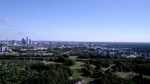 Frankfurt Sykline Stock Footage 201428000