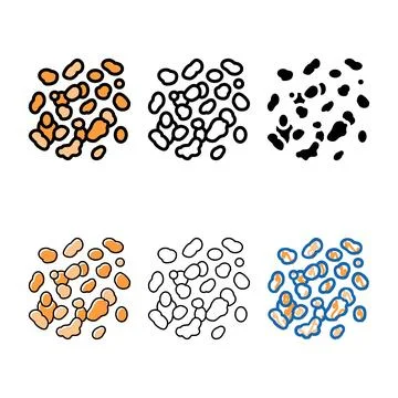 Frankincense aromatherapy color icon vector isolated forms Stock Illustration