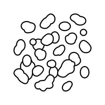 Frankincense aromatherapy line icon vector isolated illustration Stock Illustration