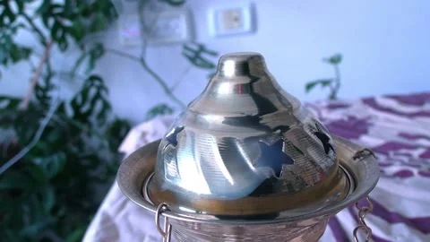 Frankincense burning Stock Footage 235317194