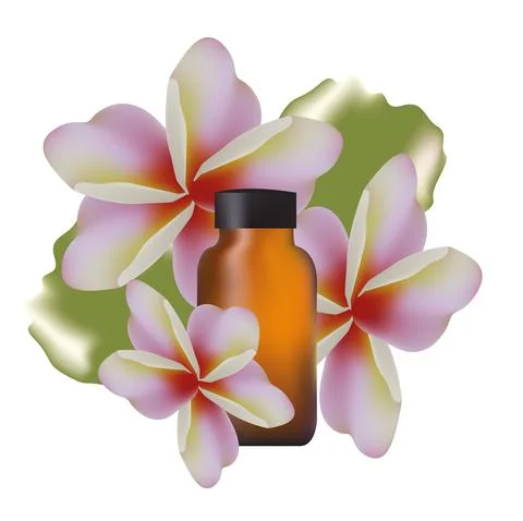 Frankincense oil Stock Illustration