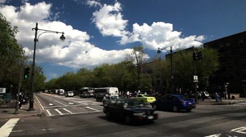 Franklin and Eastern Parkway Vídeo Stock 38681567