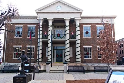 Franklin Courthouse from the Front Stock Photos