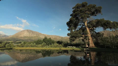 Franschhoek Timelapse 1 Video stock 34125325