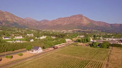 Franschhoek Wine Tram Stock Footage 161796830