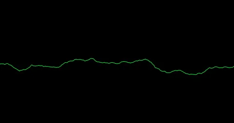Frantic and chaotic, bright green electronic lcd lines zig-zagging infinitely Stock Footage 301028637