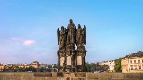 Frantishek Serafinsky statue Foto stock