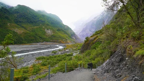 Franz Josef Glacier Stock Footage 85492302