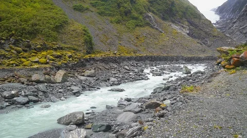 Franz Josef Glacier Vídeo Stock 85492394