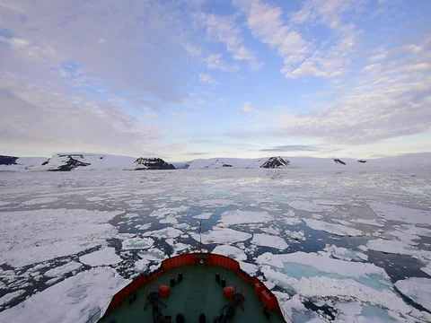 Franz-Josef Land landscape Video stock 81306725