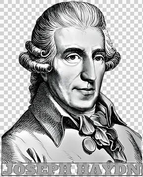 Franz Joseph Haydn Illustrazione stock