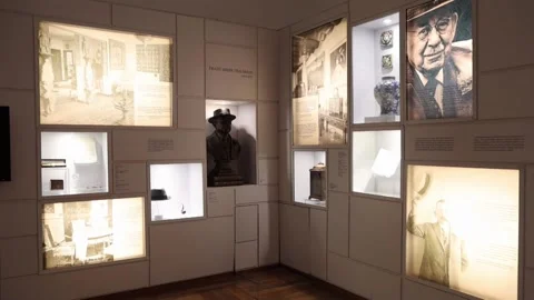 Franz Mayer Museum marks 40 years with a passion for soccer and an exploration o Stock Footage 327690036